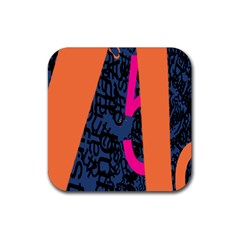 Recursive Reality Number Rubber Coaster (square)  by Mariart