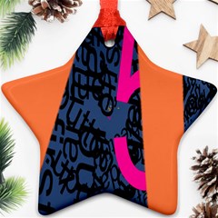 Recursive Reality Number Star Ornament (two Sides) by Mariart