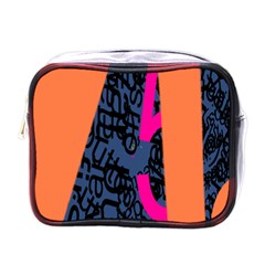 Recursive Reality Number Mini Toiletries Bags by Mariart