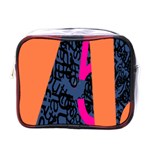 Recursive Reality Number Mini Toiletries Bags Front