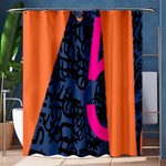 Recursive Reality Number Shower Curtain 60  x 72  (Medium)  60 x72  Curtain