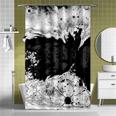 Abstraction Shower Curtain 48  X 72  (small)  by Valentinaart