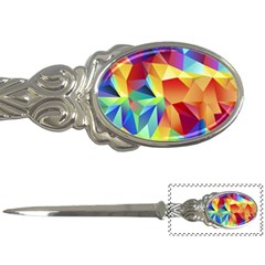 Triangles Space Rainbow Color Letter Openers by Mariart