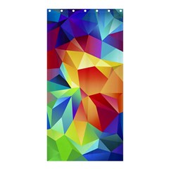 Triangles Space Rainbow Color Shower Curtain 36  X 72  (stall)  by Mariart