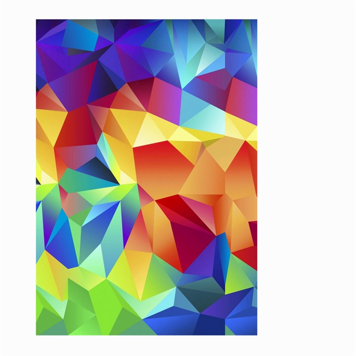 Triangles Space Rainbow Color Large Garden Flag (Two Sides)