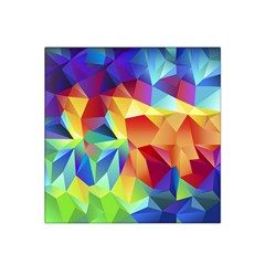 Triangles Space Rainbow Color Satin Bandana Scarf by Mariart