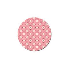 Sunflower Star White Pink Chevron Wave Polka Golf Ball Marker (10 Pack) by Mariart