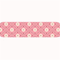 Sunflower Star White Pink Chevron Wave Polka Large Bar Mats by Mariart