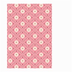 Sunflower Star White Pink Chevron Wave Polka Small Garden Flag (two Sides) by Mariart