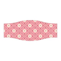 Sunflower Star White Pink Chevron Wave Polka Stretchable Headband by Mariart