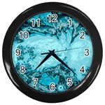 Abstraction Wall Clocks (Black) Front