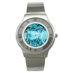 Abstraction Stainless Steel Watch by Valentinaart