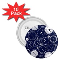 World Clocks 1 75  Buttons (10 Pack)