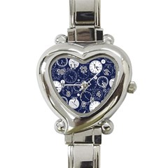 World Clocks Heart Italian Charm Watch by Mariart