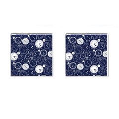 World Clocks Cufflinks (square) by Mariart