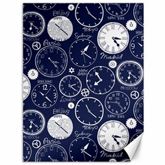 World Clocks Canvas 36  X 48   by Mariart