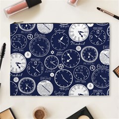 World Clocks Cosmetic Bag (xl) by Mariart