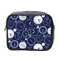 World Clocks Mini Toiletries Bag 2-side by Mariart