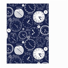 World Clocks Large Garden Flag (two Sides) by Mariart