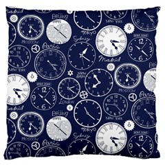 World Clocks Standard Flano Cushion Case (one Side) by Mariart