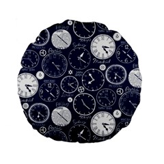 World Clocks Standard 15  Premium Flano Round Cushions by Mariart