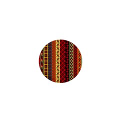 Tribal Grace Colorful 1  Mini Buttons by Mariart