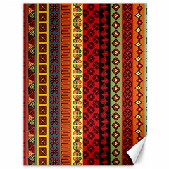 Tribal Grace Colorful Canvas 36  X 48   by Mariart