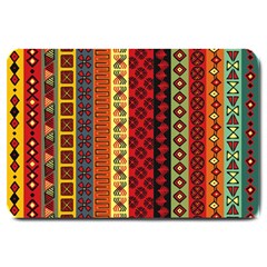 Tribal Grace Colorful Large Doormat  by Mariart