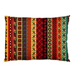 Tribal Grace Colorful Pillow Case by Mariart