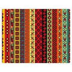 Tribal Grace Colorful Double Sided Flano Blanket (medium)  by Mariart