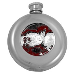 Abstraction Round Hip Flask (5 Oz) by Valentinaart