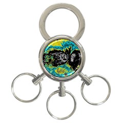 Abstraction 3-ring Key Chains by Valentinaart