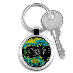 Abstraction Key Chains (round)  by Valentinaart