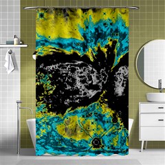 Abstraction Shower Curtain 48  X 72  (small)  by Valentinaart