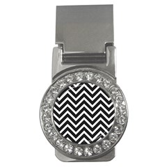 Zigzag pattern Money Clips (CZ) 