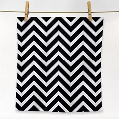 Zigzag Pattern Face Towel by Valentinaart