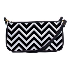 Zigzag pattern Shoulder Clutch Bags