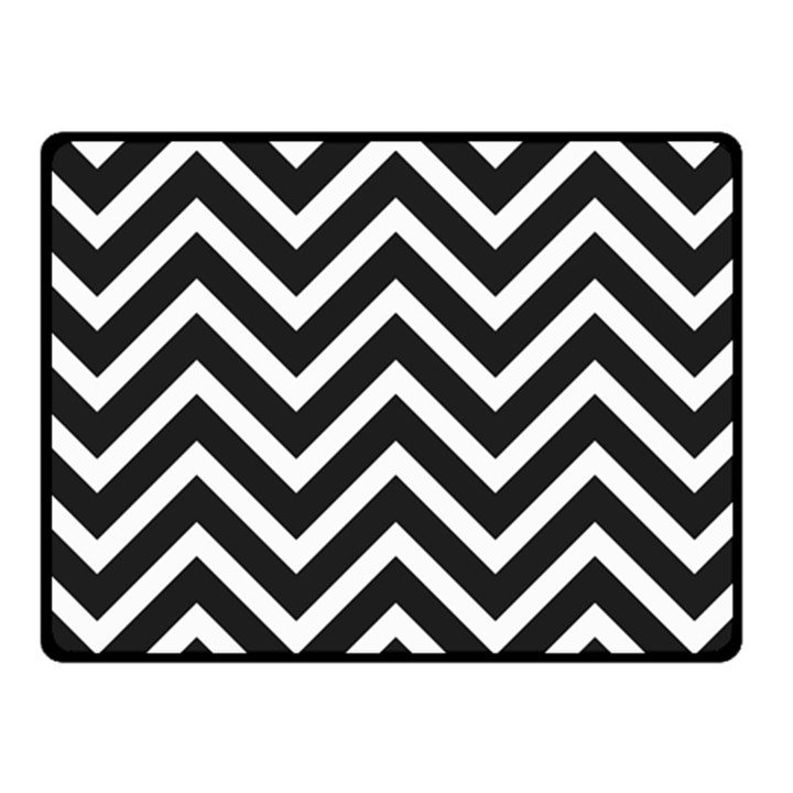 Zigzag pattern Fleece Blanket (Small)