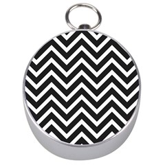 Zigzag pattern Silver Compasses