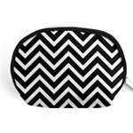 Zigzag pattern Accessory Pouches (Medium)  Front