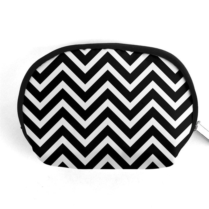 Zigzag pattern Accessory Pouches (Medium) 