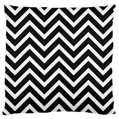 Zigzag pattern Standard Flano Cushion Case (One Side)