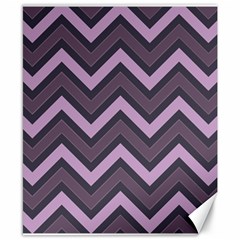 Zigzag Pattern Canvas 8  X 10  by Valentinaart