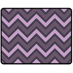 Zigzag Pattern Fleece Blanket (medium)  by Valentinaart