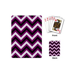 Zigzag Pattern Playing Cards (mini)  by Valentinaart