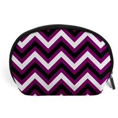 Zigzag Pattern Accessory Pouches (large)  by Valentinaart