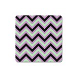 Zigzag pattern Square Magnet Front