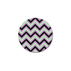 Zigzag Pattern Golf Ball Marker