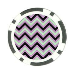 Zigzag Pattern Poker Chip Card Guard by Valentinaart