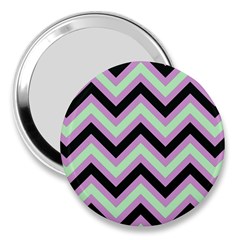 Zigzag Pattern 3  Handbag Mirrors by Valentinaart